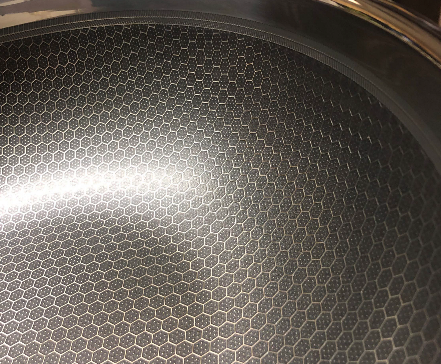 LAZER NON STICK STAINLESS STEEL WOK WITH GLASS LID