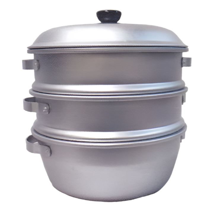 3-TIER ALUMINUM STEAMER