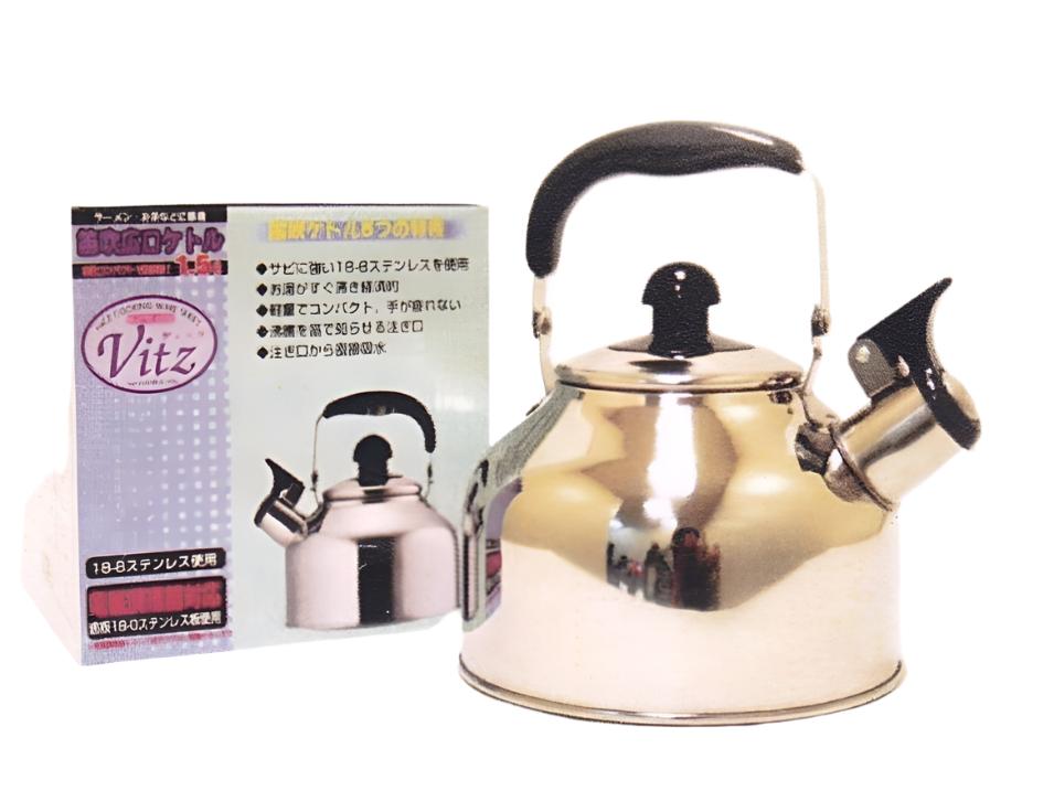 STAINLESS STEEL TEA KETTLE 1